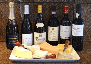 wine and cheese